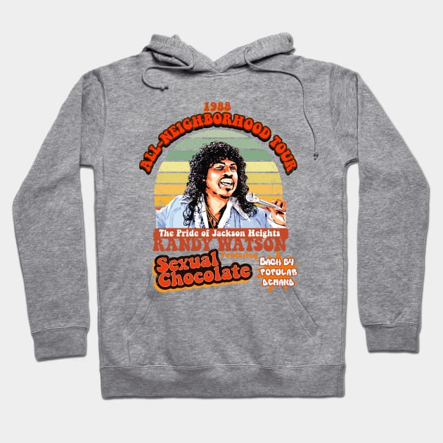 Randy Watson and Sexual Chocolate Hoodie by Alema Art